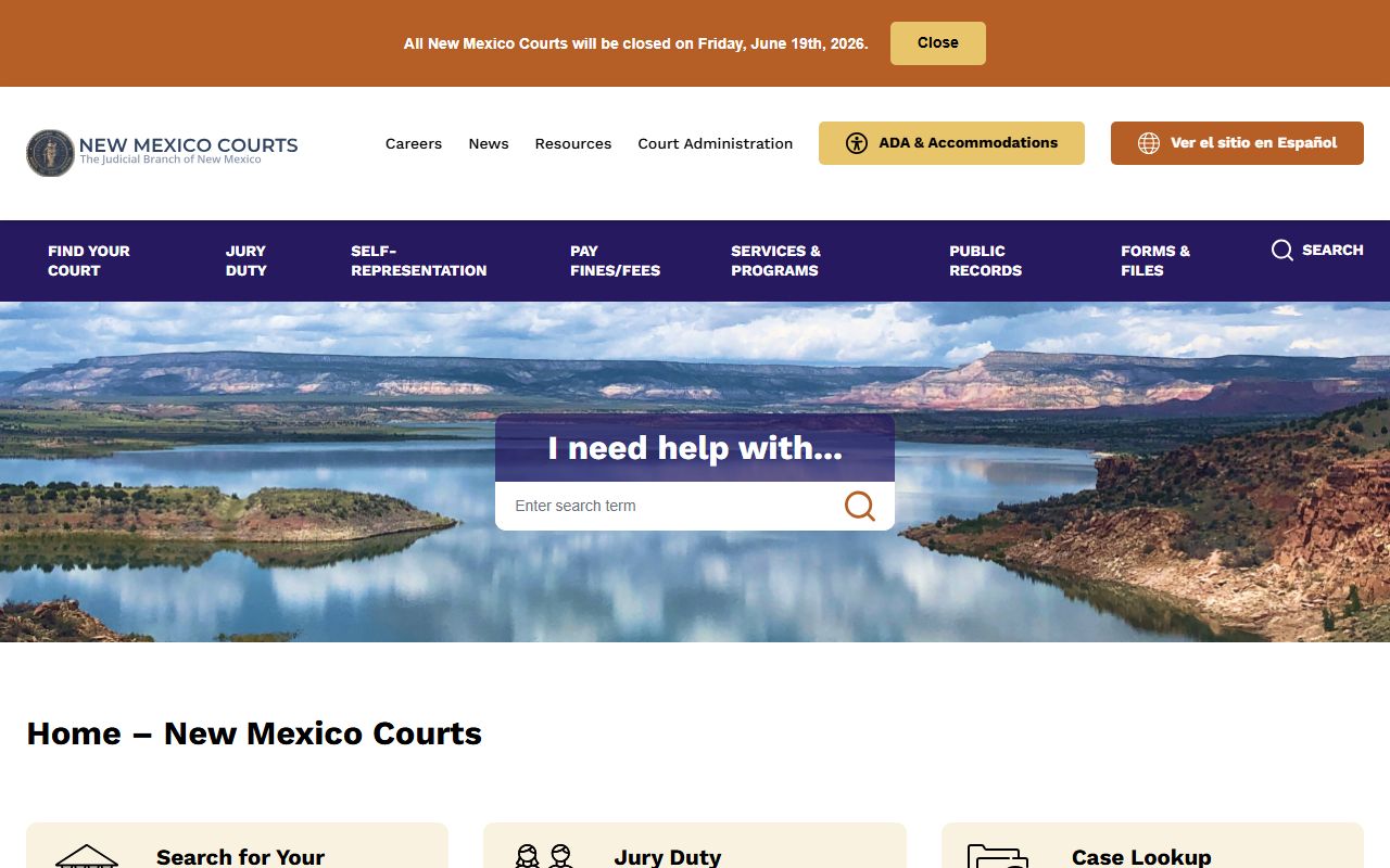 Cibola County court records New Mexico Courts homepage