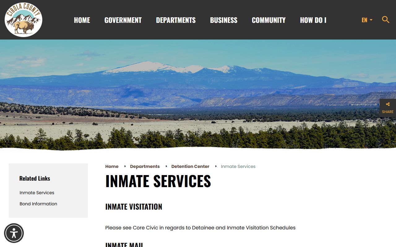 Cibola County inmate records county inmate services source