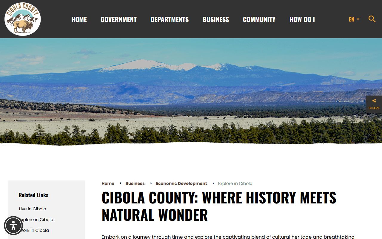 Cibola County local landmarks and community context