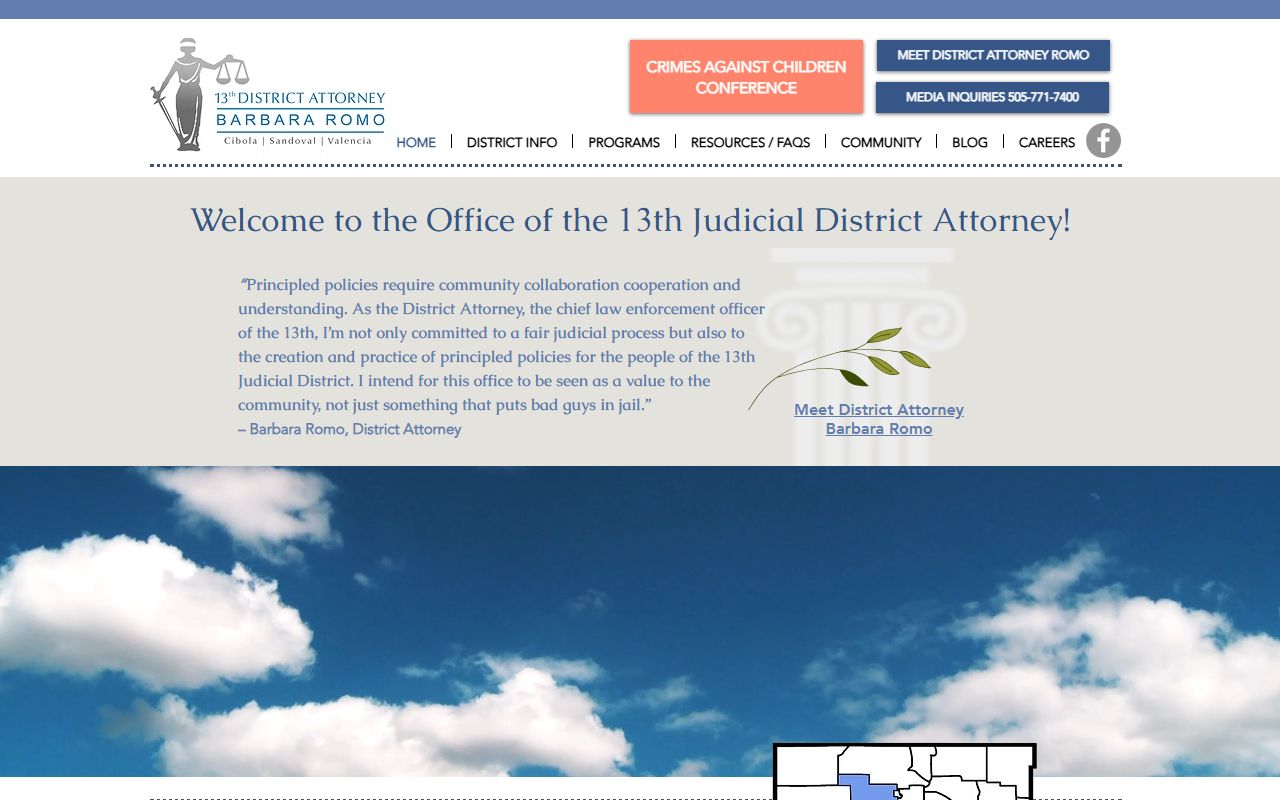 Cibola County warrant records Thirteenth Judicial District Attorney source